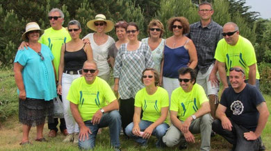 Le bureau et les membres de l'association